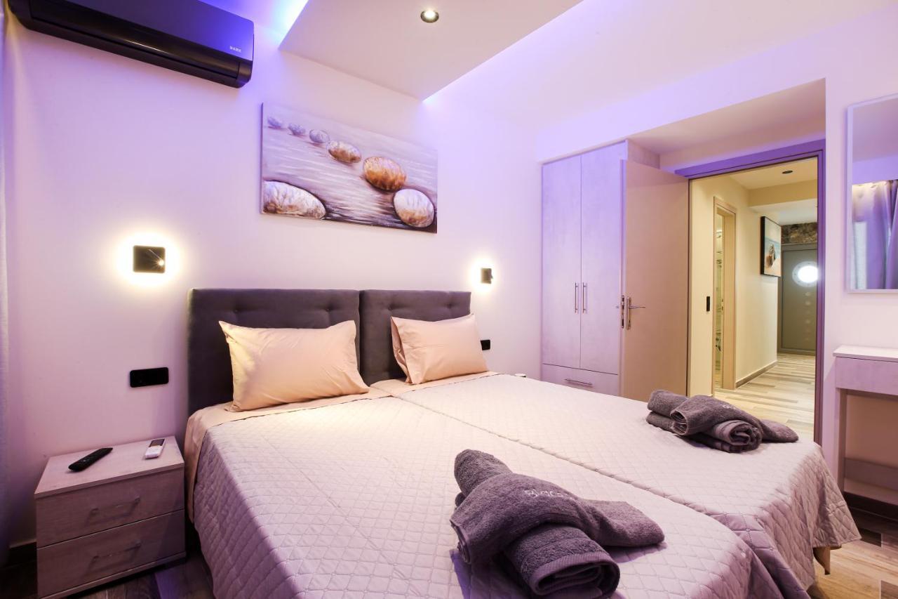 Black Rocks Family, Luxury Seafront Beach Maisonette Агиос Гордиос Екстериор снимка